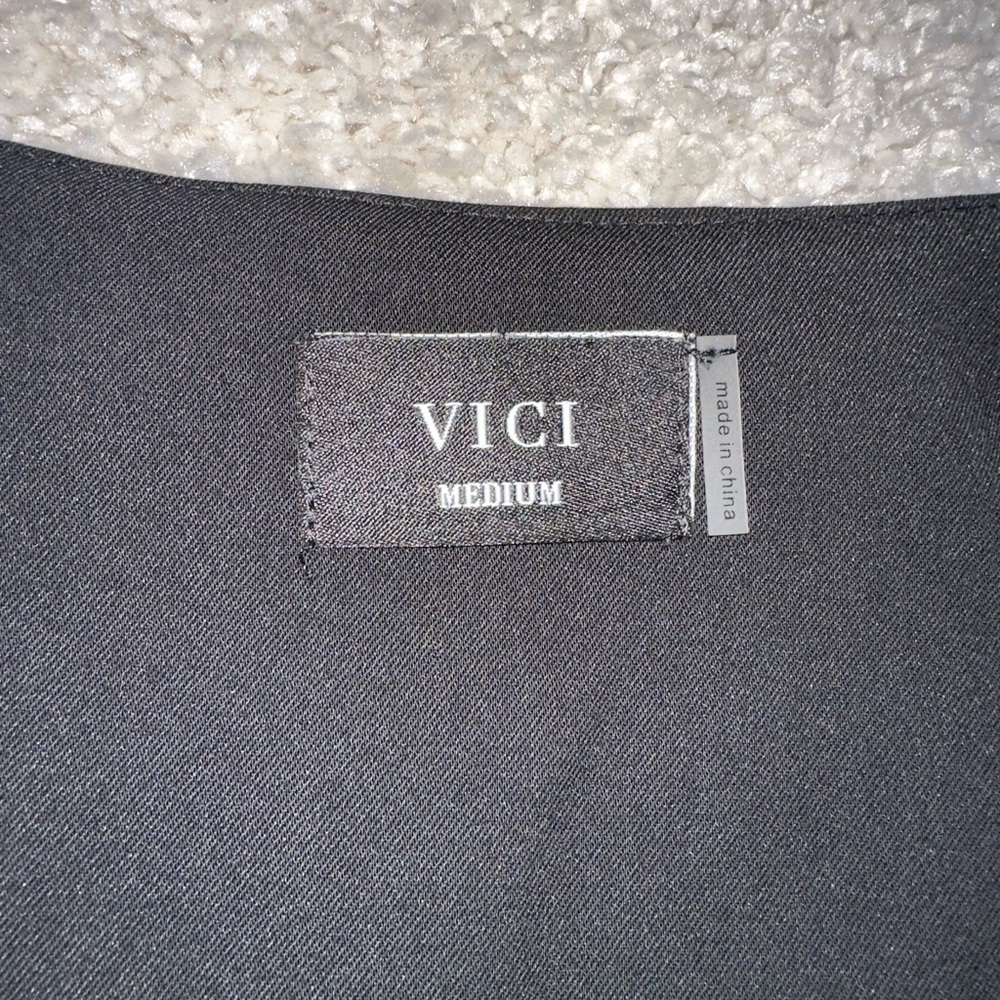 Vici Ninah Button Down Vested Romper - Picture 6 of 6